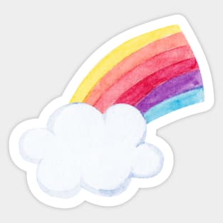 Cloud rainbow Sticker